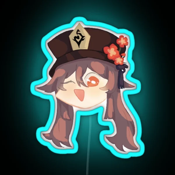 Hu Tao RGB Neon Sign
