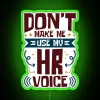 HR Humor Neon Sign - Employee Relaxation Zone Warning Symbol