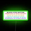 Human Rights Advocacy Rainbow Bumper led Neon Sign for Homes