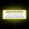 Vibrant Human Rights Activist Neon Sign with Colorful RGB LED Lighting