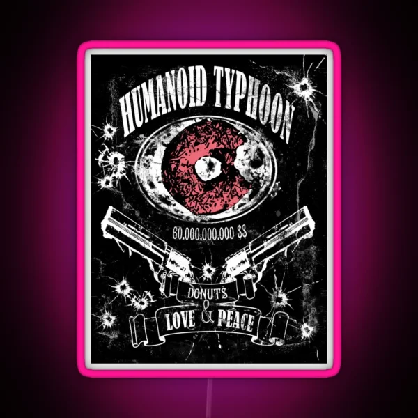 Humanoid Typhoon RGB Neon Sign