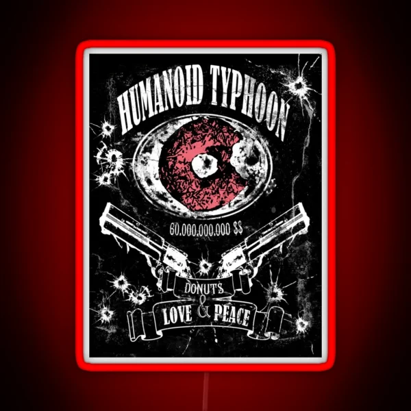 Humanoid Typhoon RGB Neon Sign
