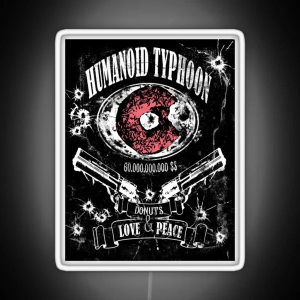 Humanoid Typhoon RGB Neon Sign
