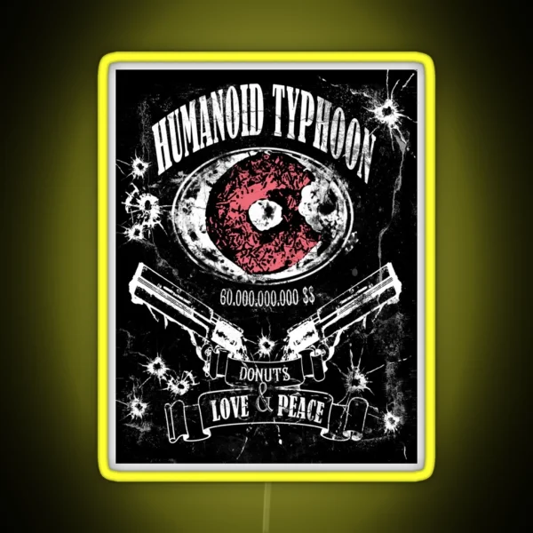Humanoid Typhoon RGB Neon Sign