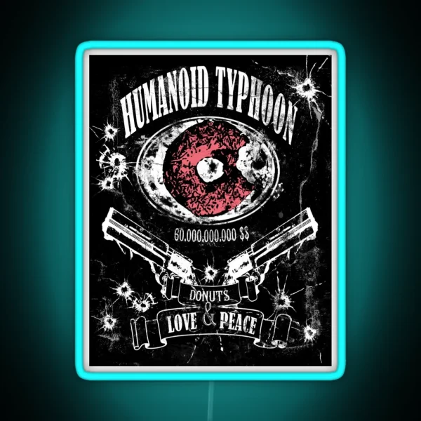Humanoid Typhoon RGB Neon Sign