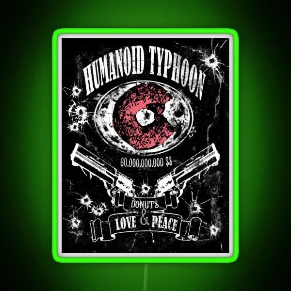 Humanoid Typhoon RGB Neon Sign