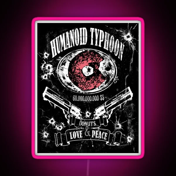 Humanoid Typhoon RGB Neon Sign