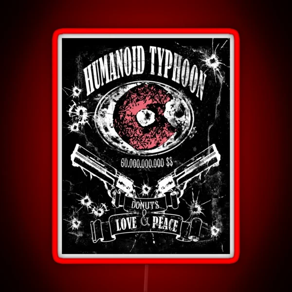 Humanoid Typhoon RGB Neon Sign