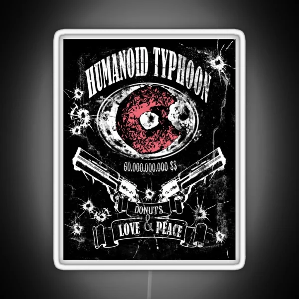 Humanoid Typhoon RGB Neon Sign