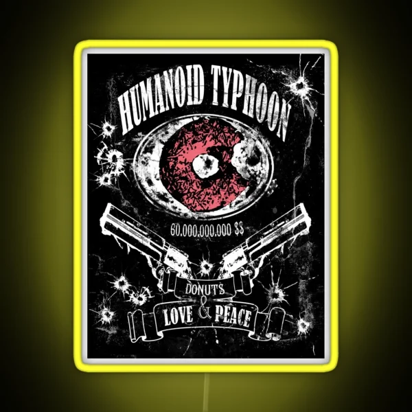 Humanoid Typhoon RGB Neon Sign