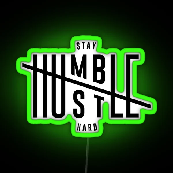 Humble Hustle RGB Neon Sign