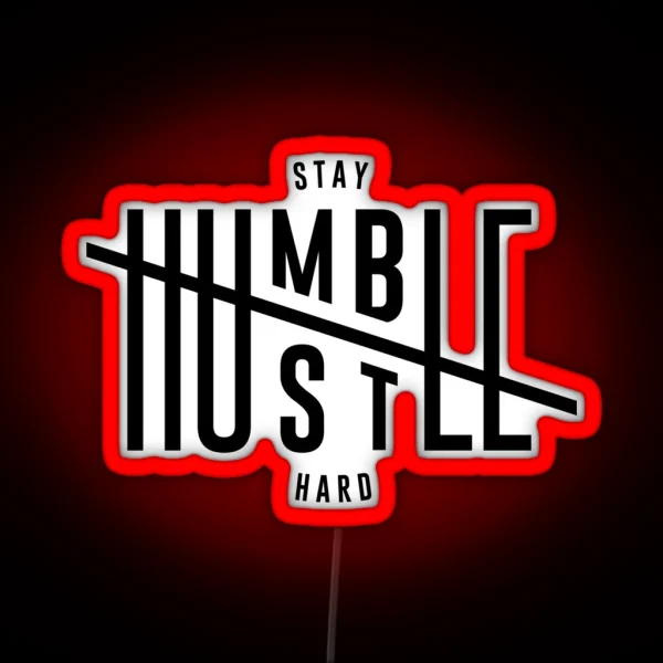 Humble Hustle RGB Neon Sign
