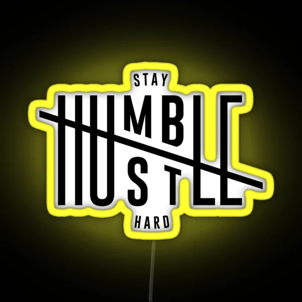 Humble Hustle RGB Neon Sign