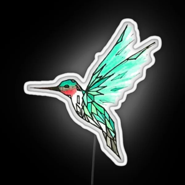 Hummingbird RGB Neon Sign