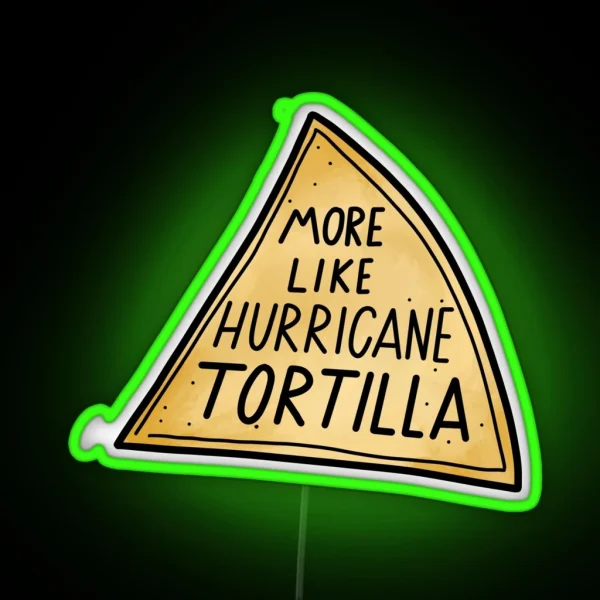 Hurricane Tortilla RGB Neon Sign