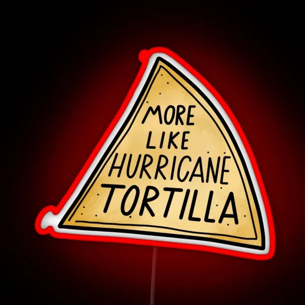 Hurricane Tortilla RGB Neon Sign
