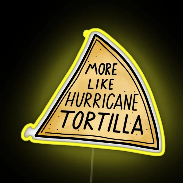 Hurricane Tortilla RGB Neon Sign
