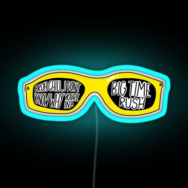 Hurry Up We Re Going To Be Late RGB Neon Sign