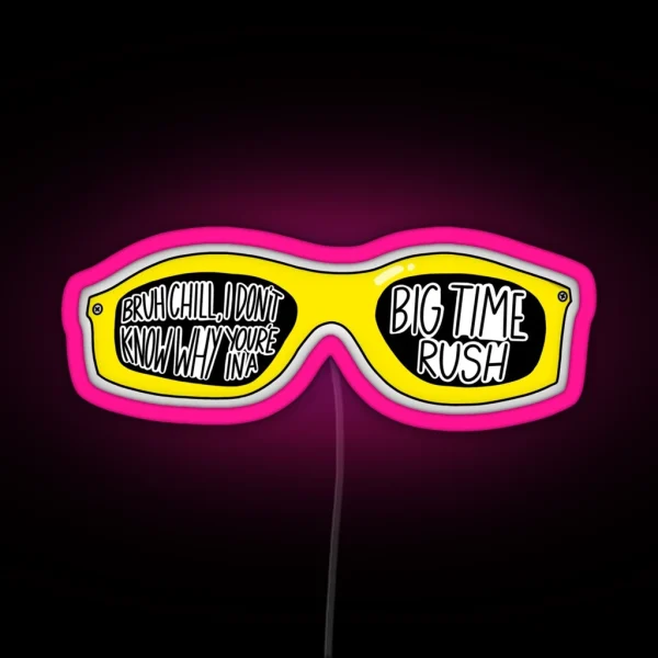 Hurry Up We Re Going To Be Late RGB Neon Sign