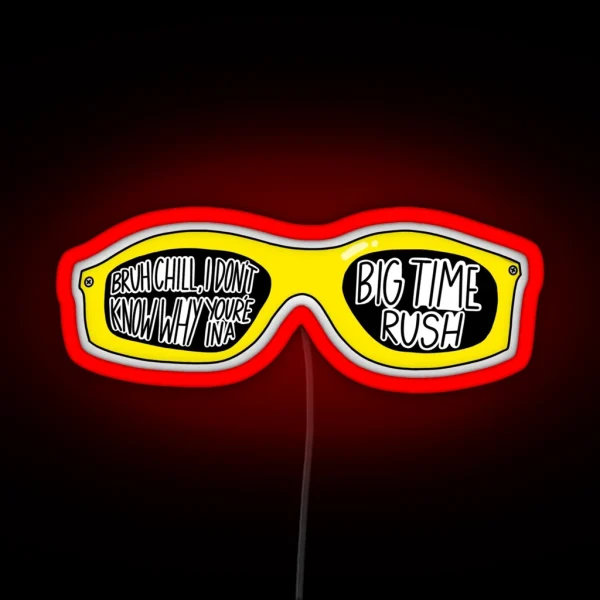 Hurry Up We Re Going To Be Late RGB Neon Sign