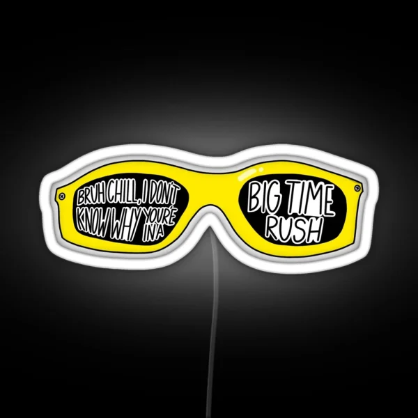 Hurry Up We Re Going To Be Late RGB Neon Sign