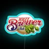 RGB LED neon bar pub decoration sign in Hutt Brewer style