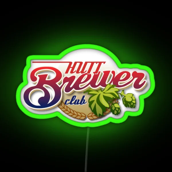 Huttbrewer RGB Neon Sign