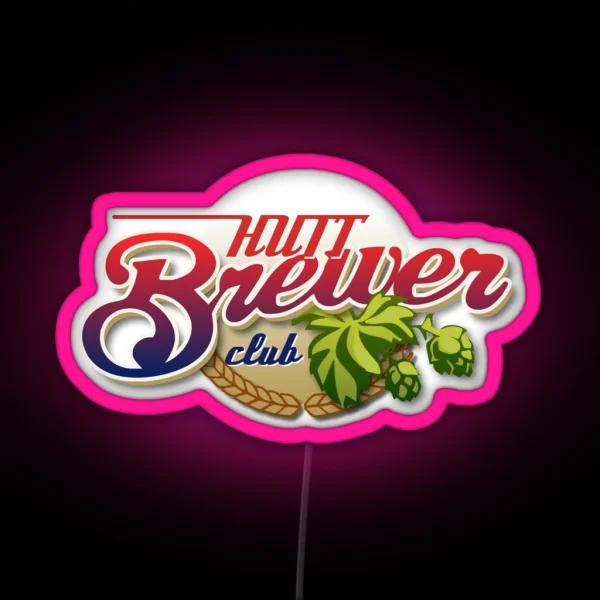Huttbrewer RGB Neon Sign
