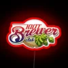 Add vibrant nightlife charm with this colorful LED bar sign.