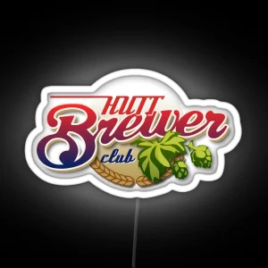 Huttbrewer RGB Neon Sign