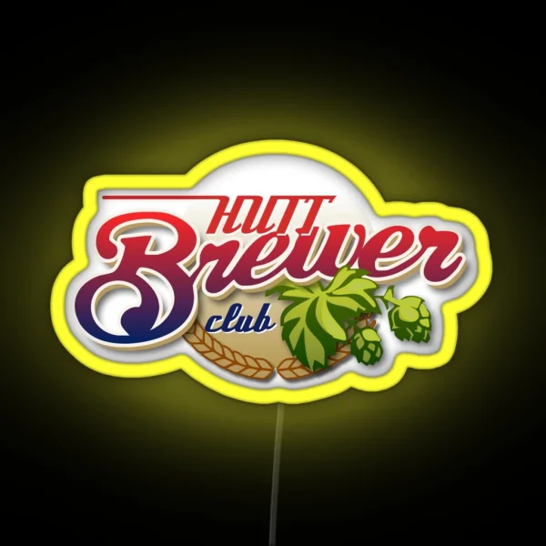 Huttbrewer RGB Neon Sign