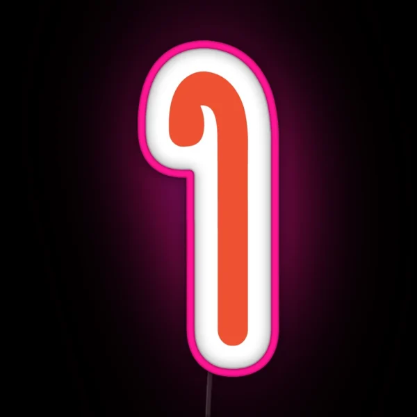 HW Crochet Hook RGB Neon Sign