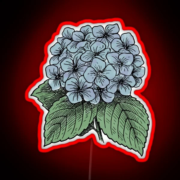 Hydrangea The Water Vessel RGB Neon Sign