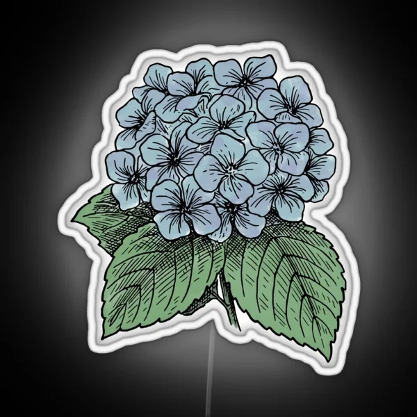 Hydrangea The Water Vessel RGB Neon Sign