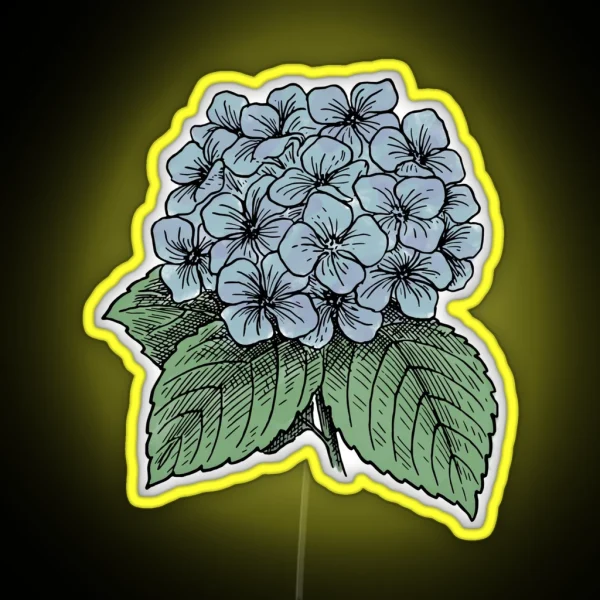 Hydrangea The Water Vessel RGB Neon Sign