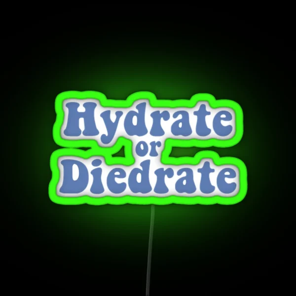 Hydrate Or Diedrate RGB Neon Sign