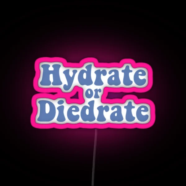 Hydrate Or Diedrate RGB Neon Sign