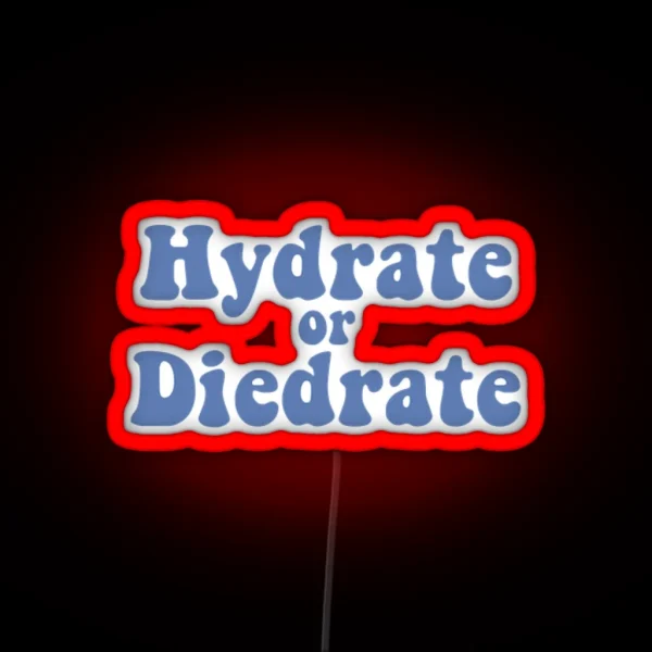 Hydrate Or Diedrate RGB Neon Sign