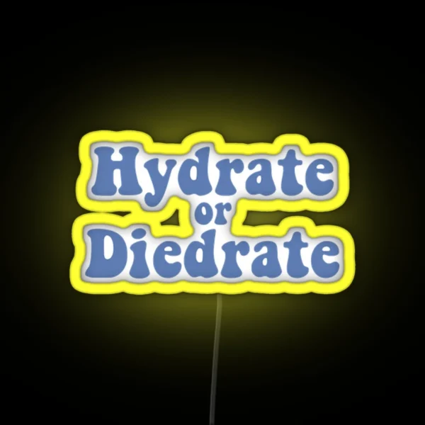Hydrate Or Diedrate RGB Neon Sign