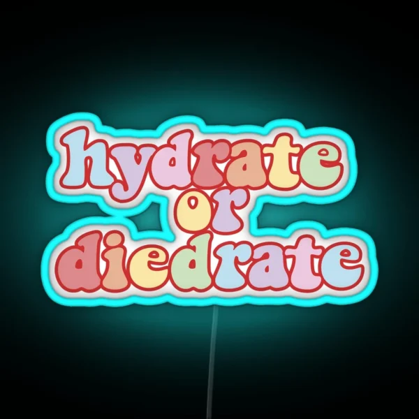 Hydrate Or Diedrate RGB Neon Sign