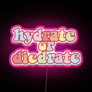 Hydrate Or Diedrate RGB Neon Sign