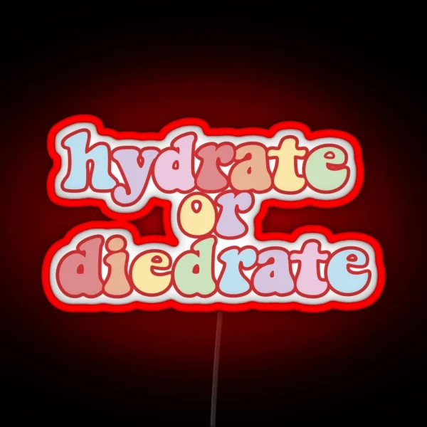 Hydrate Or Diedrate RGB Neon Sign