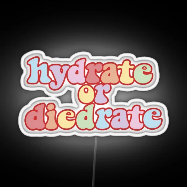 Hydrate Or Diedrate RGB Neon Sign