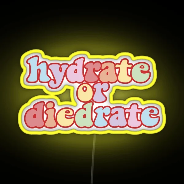 Hydrate Or Diedrate RGB Neon Sign