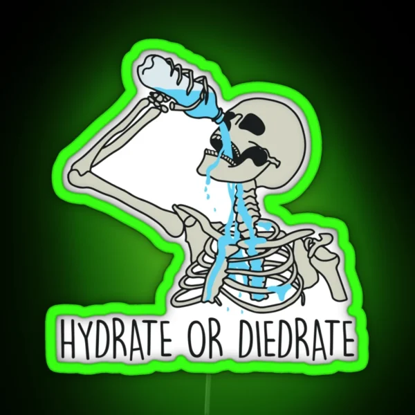 Hydrate Or Diedrate RGB Neon Sign