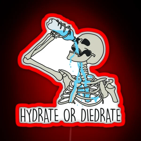 Hydrate Or Diedrate RGB Neon Sign