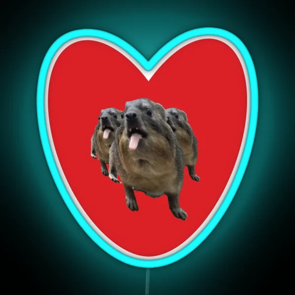 Hyrax Cutie RGB Neon Sign