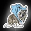 Vibrant RGB Neon Sign Featuring a Hyrax in Elephant Costume