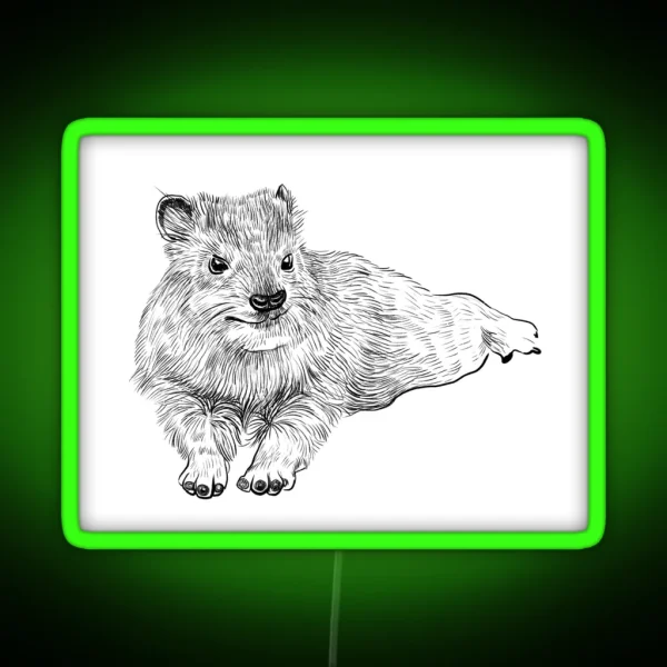 Hyrax RGB Neon Sign