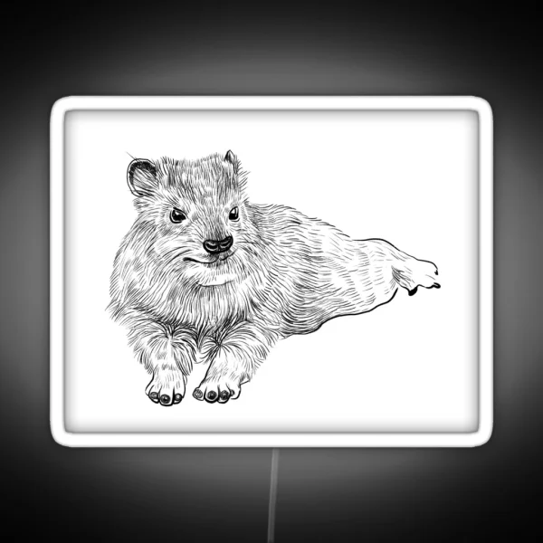 Hyrax RGB Neon Sign